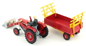 Corgi gift set 9 massey ferguson tractor shovel yy3883