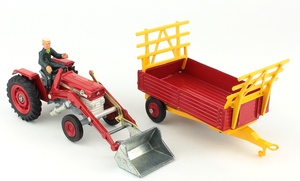 Corgi gift set 9 massey ferguson tractor shovel yy3881