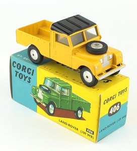 Corgi 406 landrover yy400