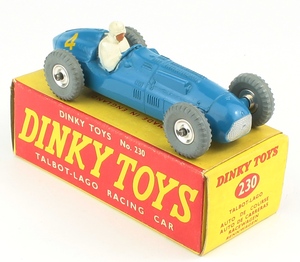 Dinky 230 talbot lago racing car yy407