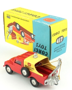 Corgi 417 landrover breakdown truck yy4271