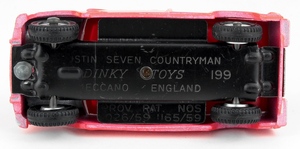 Dinky 199 austin seven countryman yy4312