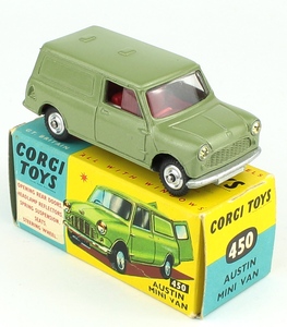 Corgi 450 austin mini van yy434