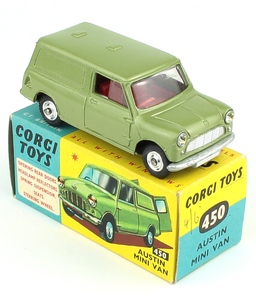 Corgi 450 austin mini van yy435