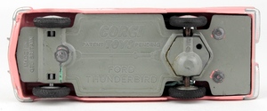 Corgi 214m ford thunderbird pink yy5162