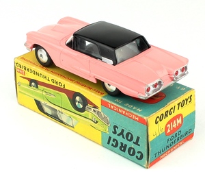 Corgi 214m ford thunderbird pink yy5161