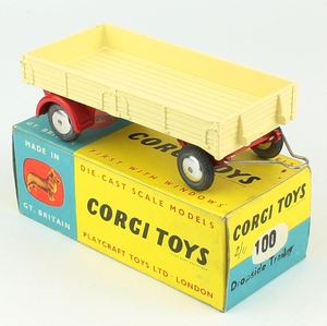 Corgi 100 dropside trailer yy529