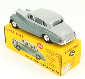 Dinky 150 rolls royce silver wraith yy5431