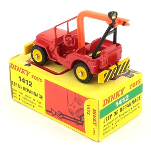 French dinky 1412 hotchkiss willys jeep yy5451