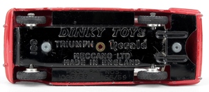 Dinky 189 triumph herald yy5502