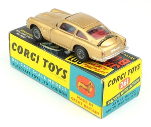 Corgi 261 james bond's aston martin yy5721