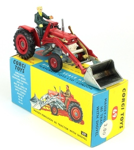 Corgi 69 massey ferguson tractor shovel yy575