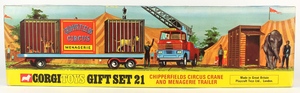 Corgi toys gift set 21 chipperfields menagerie yy6243