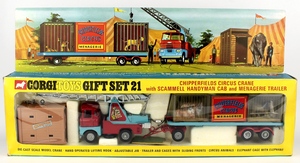 Corgi toys gift set 21 chipperfields menagerie yy624