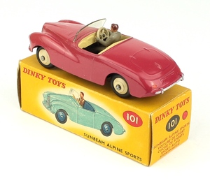 Dinky toys 101 sunbeam alpine sports yy6491