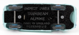 Dinky toys 101 sunbeam alpine yy6502