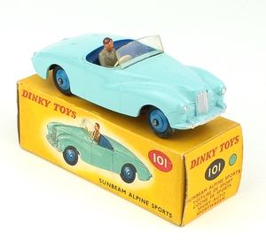 Dinky toys 101 sunbeam alpine yy650