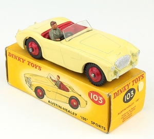 Dinky toys 103 austin healey yy651