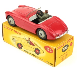 Dinky toys 103 austin healey yy6521