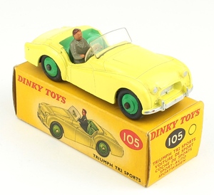Dinky toys 105 triumph tr2 sports yy691