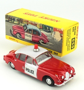 Nicky dinky 050 jaguar 3.4l jaguar police yy695