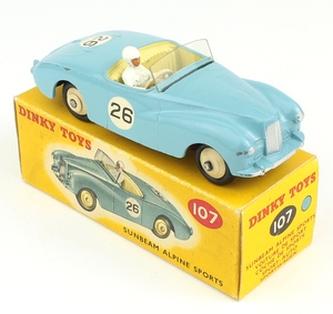 Dinky toys 107 sunbeam alpine yy732