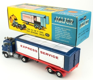 Corgi toys 1137 ford tilt cab trailer express service yy7611
