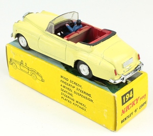 Nicky dinky toys 194 bentley yy7891