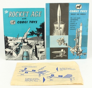 Corgi toys gift set 6 rocket age set yy8213