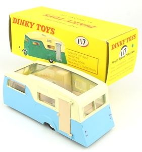 Dinky toys 117 four berth caravan yy8681