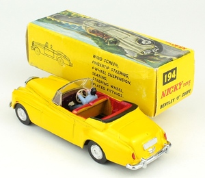 Nicky toys 194 bentley yellow yy8801