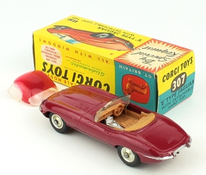 Corgi toys 307 e type jaguar yy9171