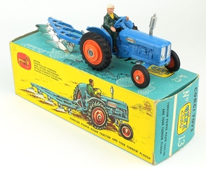 Corgi toys gift set 13 fordson tractor plough yy945