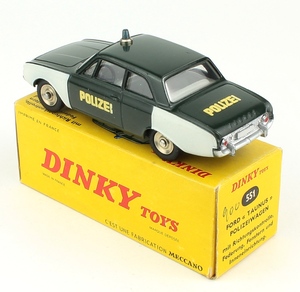 French dinky toys 551 ford taunus polizei yy9501