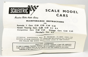 Scalextric models e3 aston martin db4 yy9545