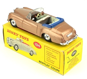 Dinky toys 194 bentley coupe yy9721