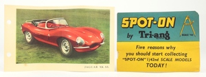 Spot on models 107 jaguar xkss yy9833