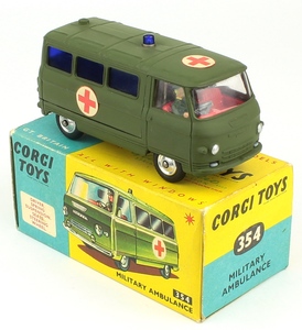 Corgi toys 354 military ambulance yy991