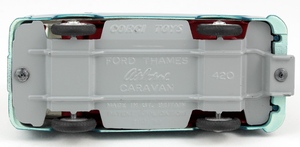 Corgi toys 420 ford thames airborne caravan yy9992