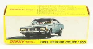 French dinky toys 1405d opel rekord coupe zz123