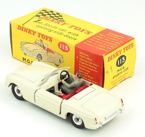 Dinky toys 113 mgb sports car zz171
