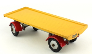 Shackleton foden model trailer yellow zz343