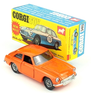 Corgi toys 345 mgc gt orange zz37
