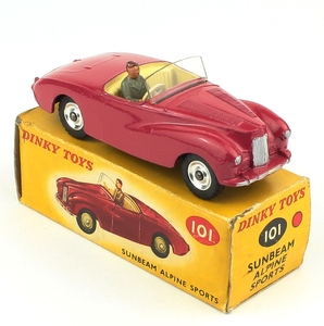 Dinky toys 101 sunbeam alpine sports zz55