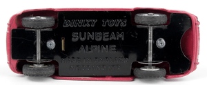 Dinky toys 101 sunbeam alpine sports zz552