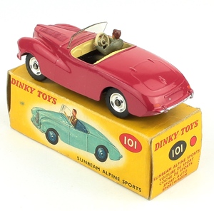 Dinky toys 101 sunbeam alpine sports zz551