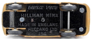 Dinky toys 154 hillman minx zz612