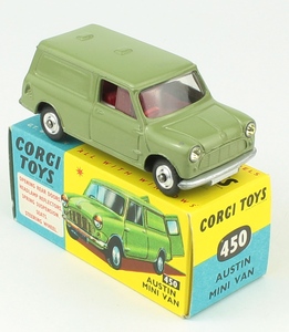 Corgi toys 450 austin mini van zz101