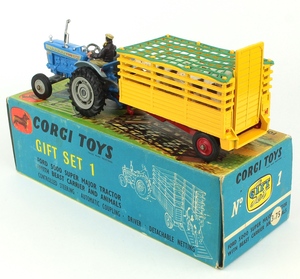 Corgi toys gift set 1 tractor beast carrier zz1411