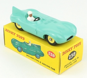 Dinky 238 jagar d type racing car zz160